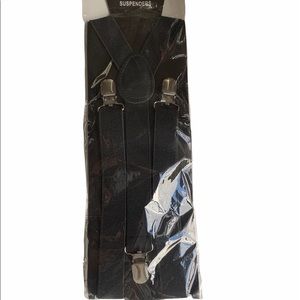 Vintage Black Suspenders